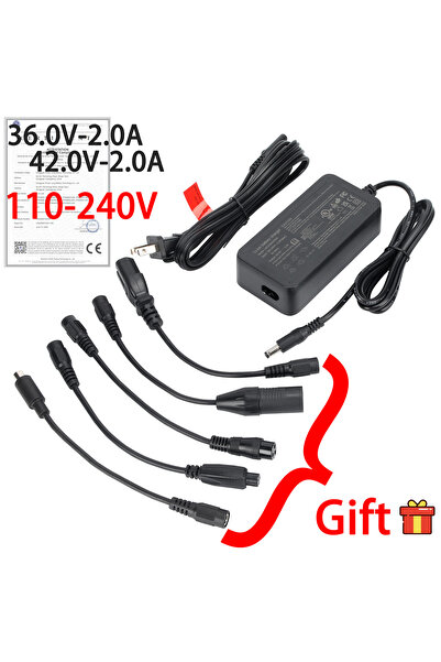 Choice EU plug 36V E-Bike Charger 42V 2A - 10S Li-ion/Li-poly Compatible, Fre...