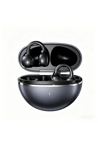 choice2 Black Clip Style Open Ear Wireless Earphones Smart Touch Control ENC ...