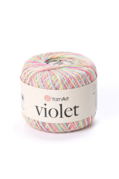 Yarnart Violet Melange - Marbled, Mercerized Lace Marbled-502