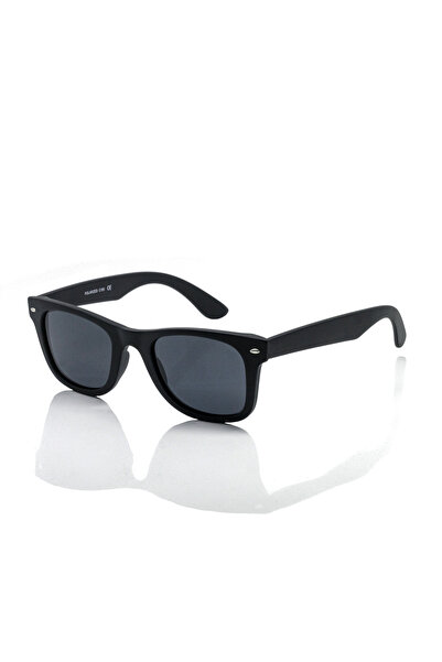 Le Miel Eyewear نظارات شمسية للجنسين باللون الأسود غير اللامع من Wayfarer صوف...