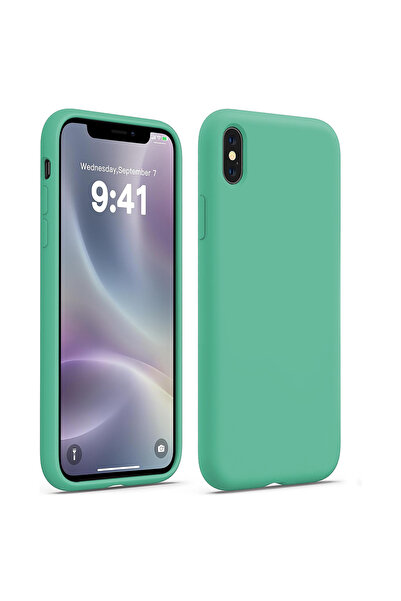 Casey Studios Силиконов калъф iPhone XS Max, с микрофибър, тънък, защитен, по...