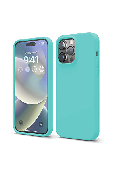 Casey Studios Силиконов калъф iPhone 14 Pro Max, с микрофибър, тънък, защитен...