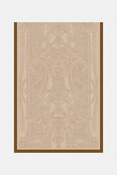 Vakko AÇIK KAHVE ŞAL DESENLİ TWILL ŞAL