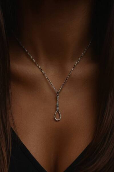 Herşey Nota Unisex Necklace with Rope Detail – Modern Design with 60 cm Chain