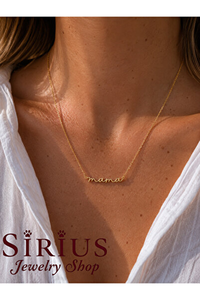 sirius jewelry 925 Gümüş | El Yazısı Mama ( Anne ) Kolye