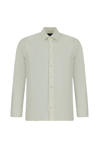 Abdullah Kiğılı Μακρυμάνικο Slim Fit Slim Fit Oxford Cotton πουκάμισο