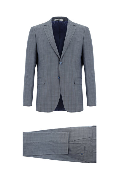 Kiğılı 6 Drop Regular Fit Standard-Schnitt Karierter Anzug