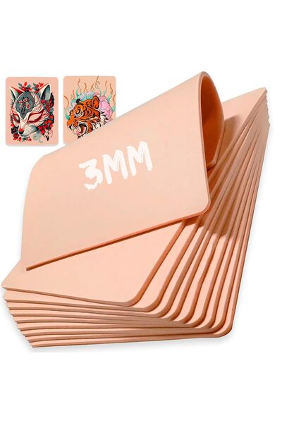 Choice1 5pcs 15/10/5/1PCS 3MM Thick Tattoo Practice Skin Blank Double Sides S...