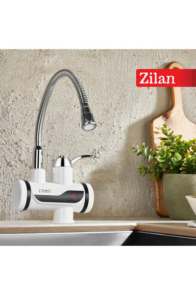 ZİNOX Електрически кран Z-Inox ZLN5480 Бял, моментално нагряване, мощност 300...