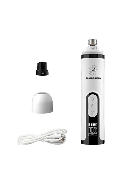 Choice Standard Set Pet Nail Grinder with LED Light - USB Rechargeable Clippe...