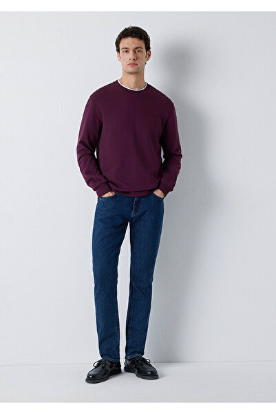 Mavi Bisiklet Yaka Mor Basic Sweatshirt 0S10457-70434