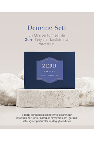 ZERR Parfüm 5'li Niche Unisex Deneme Seti