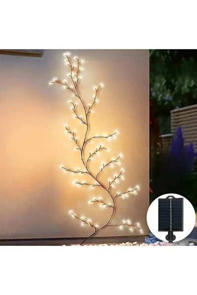 Choice1 1PC 96LEDs Warm White 1PC 96LEDs Solar Willow Vine Lights,DIY Outdoor...