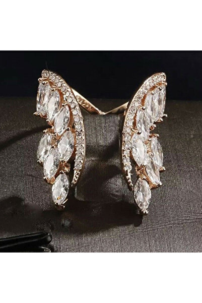 Choice resizable F1108 Huitan Personality Angle Wing Shaped Finger Rings for ...
