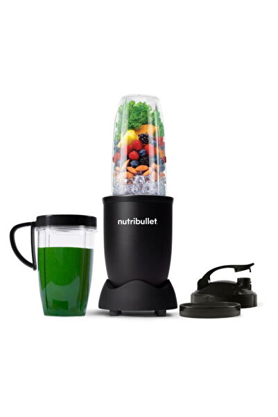 Nutribullet Blender Pro NB907MAB, 900 W, 1 viteza, 5 accesorii, Negru