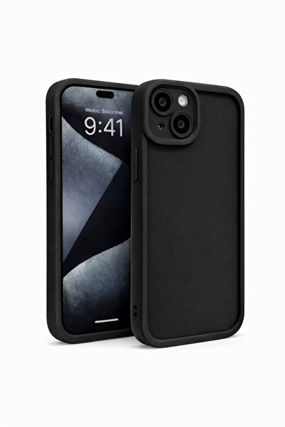 Vissona iPhone 13 Kılıf – Kamera Çıkıntılı – Mat Silikon Telefon Kılıfı