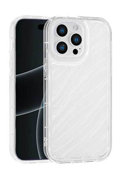 Vissona iPhone 12 Kılıf – Kabartmalı Parlak Desenli Darbe Emici Silikon Telef...