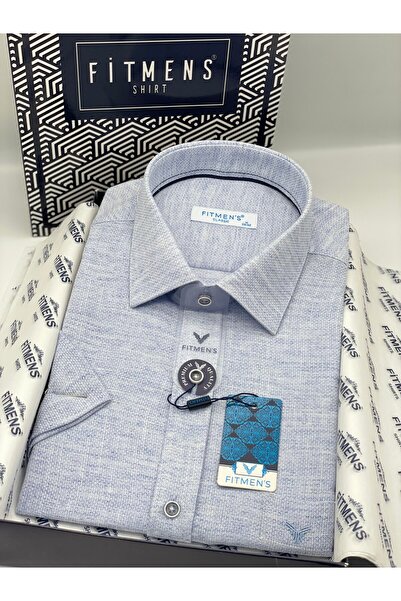 Fitmens Classic Short Sleeve Eyelet Breathable Collar Buttoned at the Bottom ...