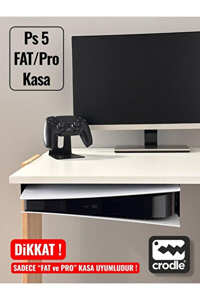 Crodle Ps5 Pro & Fat İçin Masa Altı Montaj Standı Yerden Tasarruf Sağlar Raha...