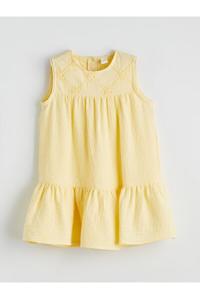 LC Waikiki Rochie de fete brodată cu guler rotund