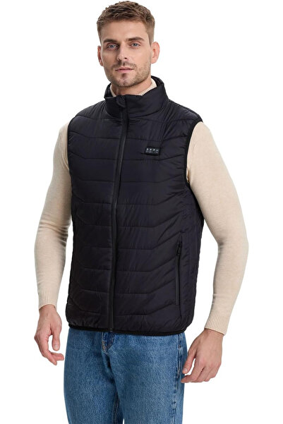 OEM Lightweight black breathable vest with heating system, 2XL