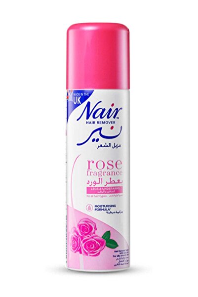 Nair بخاخ لإزالة الشعر برائحة الورد شفاف 200 مل