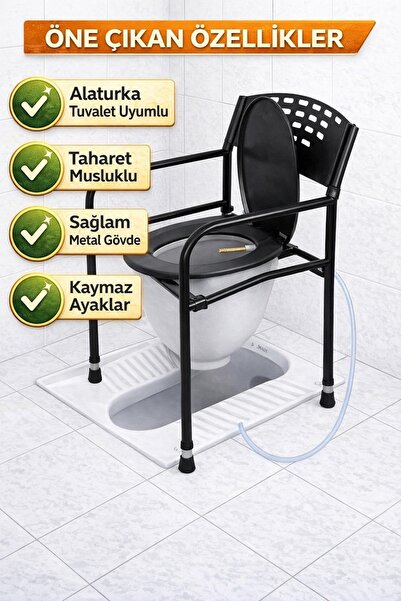 Csr Taharet Musluklu Pratik ve şık Medikal Tuvalet Alaturka Uyumlu Taharet Mu...
