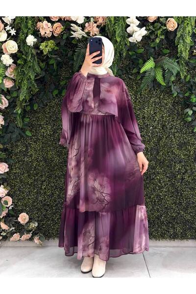 Moda Fatma Şifon Astarlı elbise