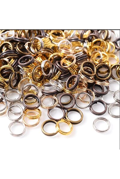 yiğit aksesuar 5 mm karışık Renk 250 Adet Metal Takı Halkası Bağlantı Halkası...