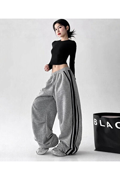 Weekeep Φόρμα με λεπτομέρεια ρίγες, στυλ δρόμου, unisex