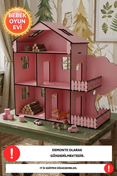 Dekorvin Bebek Oyun Evi Çocuk Odası Oyun Evi Bebek Çocuk Odası Oyun Puzzle Oy...