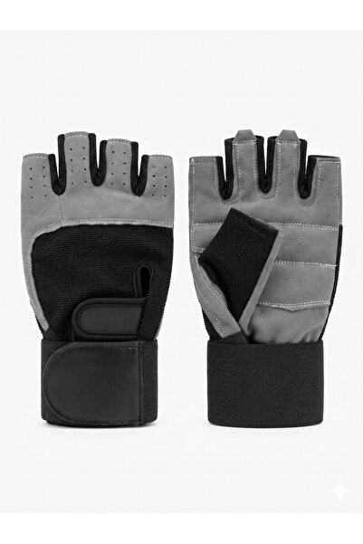 nkspor Nk Spor Professional Wrist Support Fitness Gloves - Weight and Gym Glo...