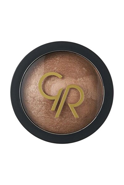 Golden Rose بودرة مينيرال تيراباكيد - 09 روز بيج - بودرة معدنية مخبوزة ذات تأ...