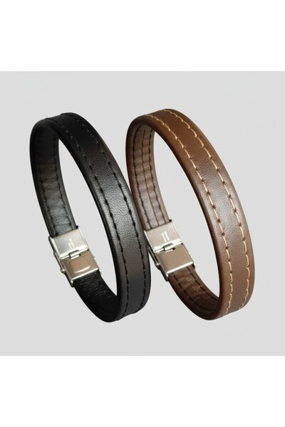 MSD COPPER BİORİTMİK REZONANS deri bileklik