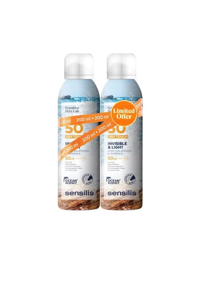 sensilis Set Spray cu protectie solara pentru corp INVISIBLE & LIGHT SPF50+ 4...