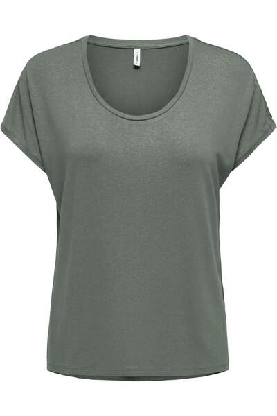 ONLY OnlCarrie S/S Glitter Top JRS Γυναικείο T-Shirt Πράσινο (15315976)