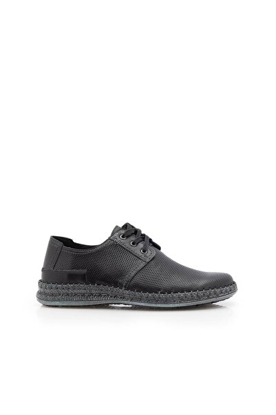 UrbanShoes Pantofi casual barbati din piele naturala, Leofex - 593 Negru box
