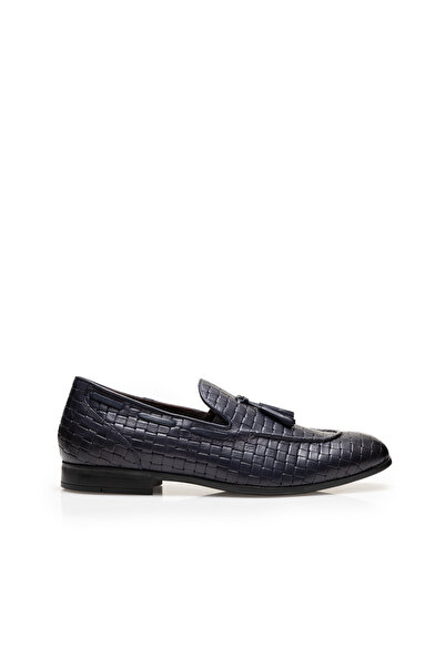 UrbanShoes Pantofi barbati eleganti din piele naturala Leofex - 588 Blue Box ...