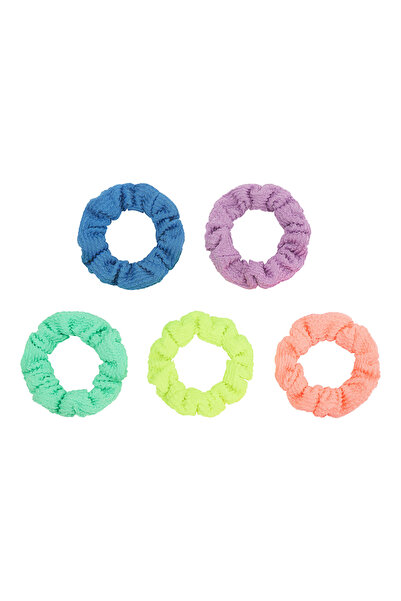 MIMI LULA Mimi & Lula Crinkle Scrunchies 5'li Lastik Toka