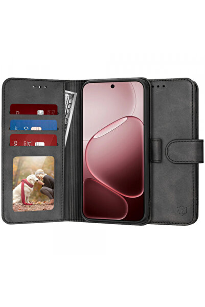 Techsuit Калъф за Oppo A6 Pro 5G/ A6 Pro 4G, Techsuit, тип  "Дневник ", черен