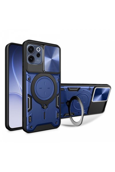 Techsuit Case for Oppo Reno15 FS/ Reno15 F, Techsuit, CamGuard Pro, Blue