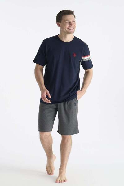 U.S. Polo Assn. 19001 طقم بيجامة شورت للرجال