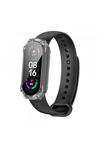 Techsuit Husa Defense360 Pro pentru Xiaomi Smart Band 6/ Band 5/ Band 4, Tran...