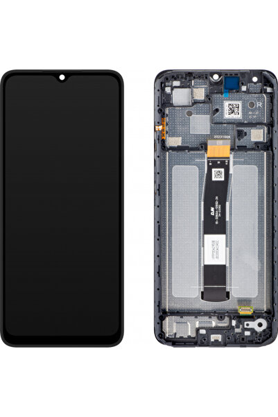 Xiaomi Display cu touchscreen Redmi 12C, cu ramă, Gri (Graphite Gray), Servic...