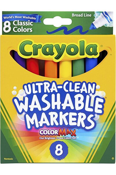 Crayola أقلام تلوين كلاسيكية قابلة للغسل