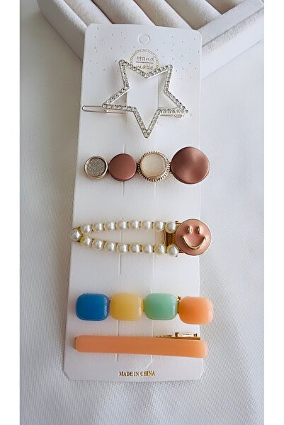 VNS Accessories مجموعة من 5 مشابك يان