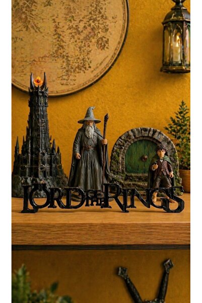 Tilekey Seramik LOTR Yüzüklerin Efendisi Temalı Dekoratif Yazı | Kitaplık Dek...
