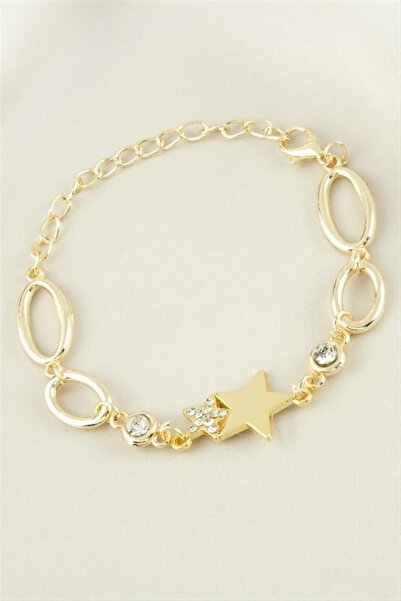 Generic Brand Star Stone Trendy Bracelet - Yellow
