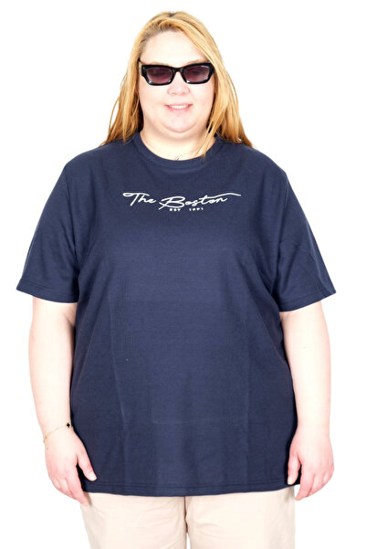 ModeXL Tricou pentru femei Mode XL Real Big Size Bıs The Boston Waffle U26000...