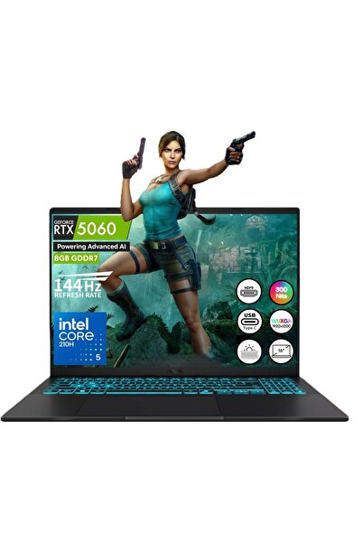 ASUS Vivobook 16 İntel Core 5 210H RTX5060 8gb Gddr7 32GB Ram 1TB SSD 16" Wux...